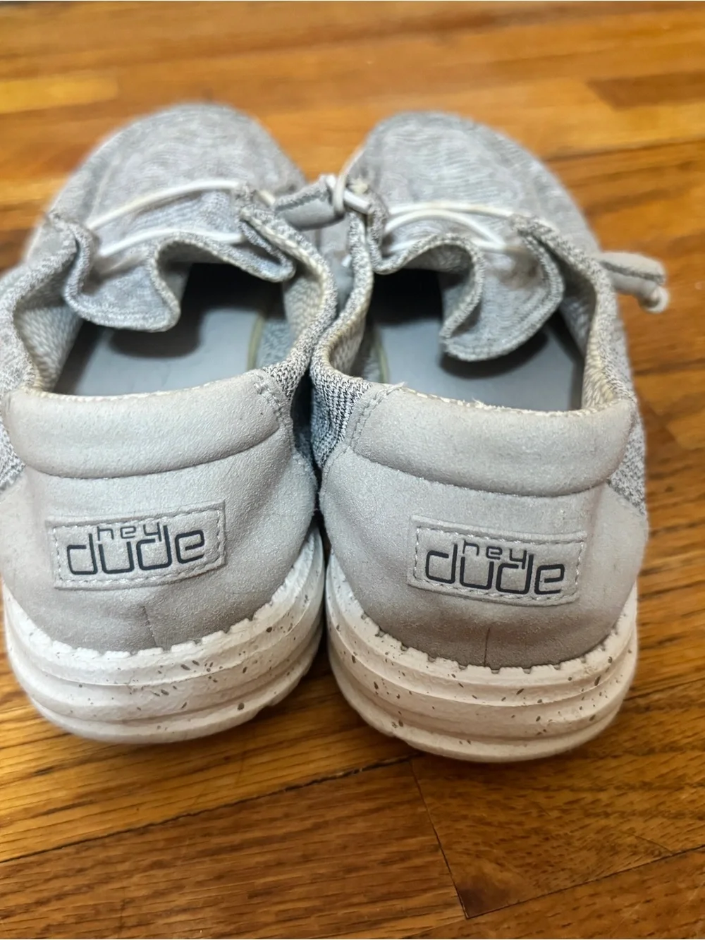 Hey Dude Women’s Slip-On Sneakers in Heather Gray